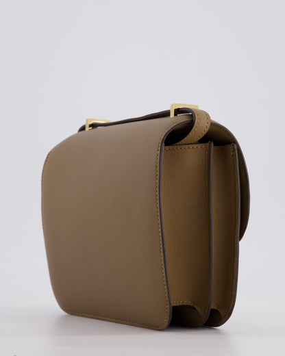 Hermès Constance III Mini 18cm Miroir Bag in Beige Weimar Swift Leather with Gold Hardware