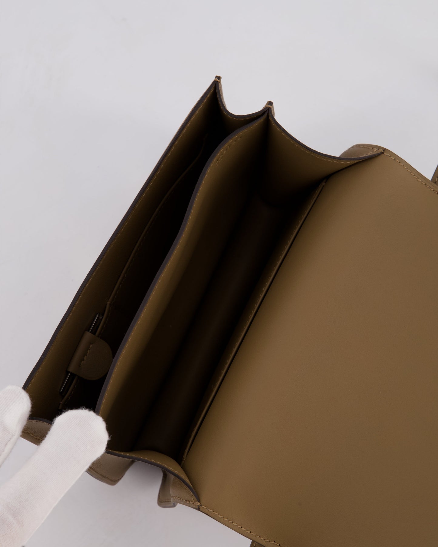 Hermès Constance III Mini 18cm Miroir Bag in Beige Weimar Swift Leather with Gold Hardware