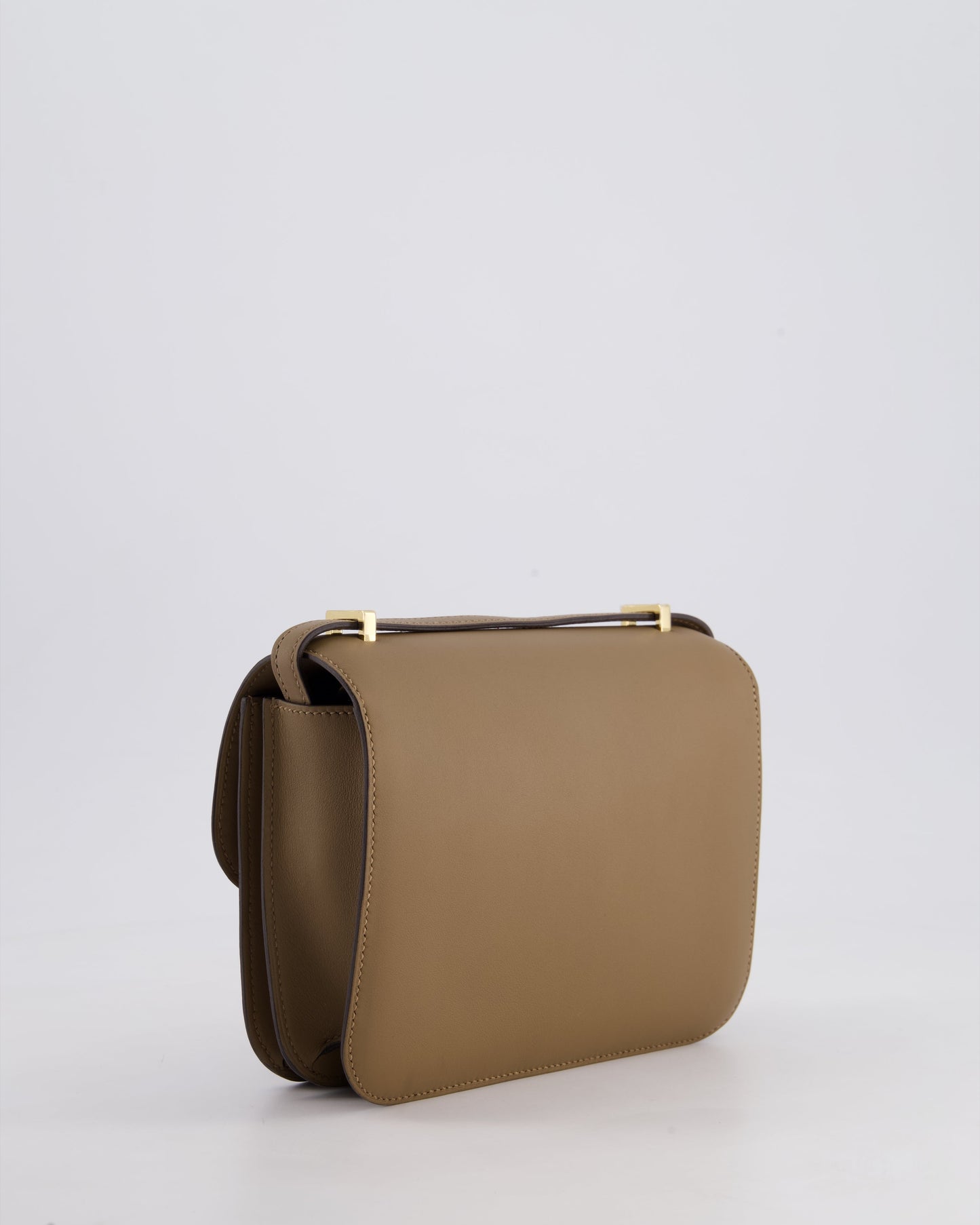 Hermès Constance III Mini 18cm Miroir Bag in Beige Weimar Swift Leather with Gold Hardware