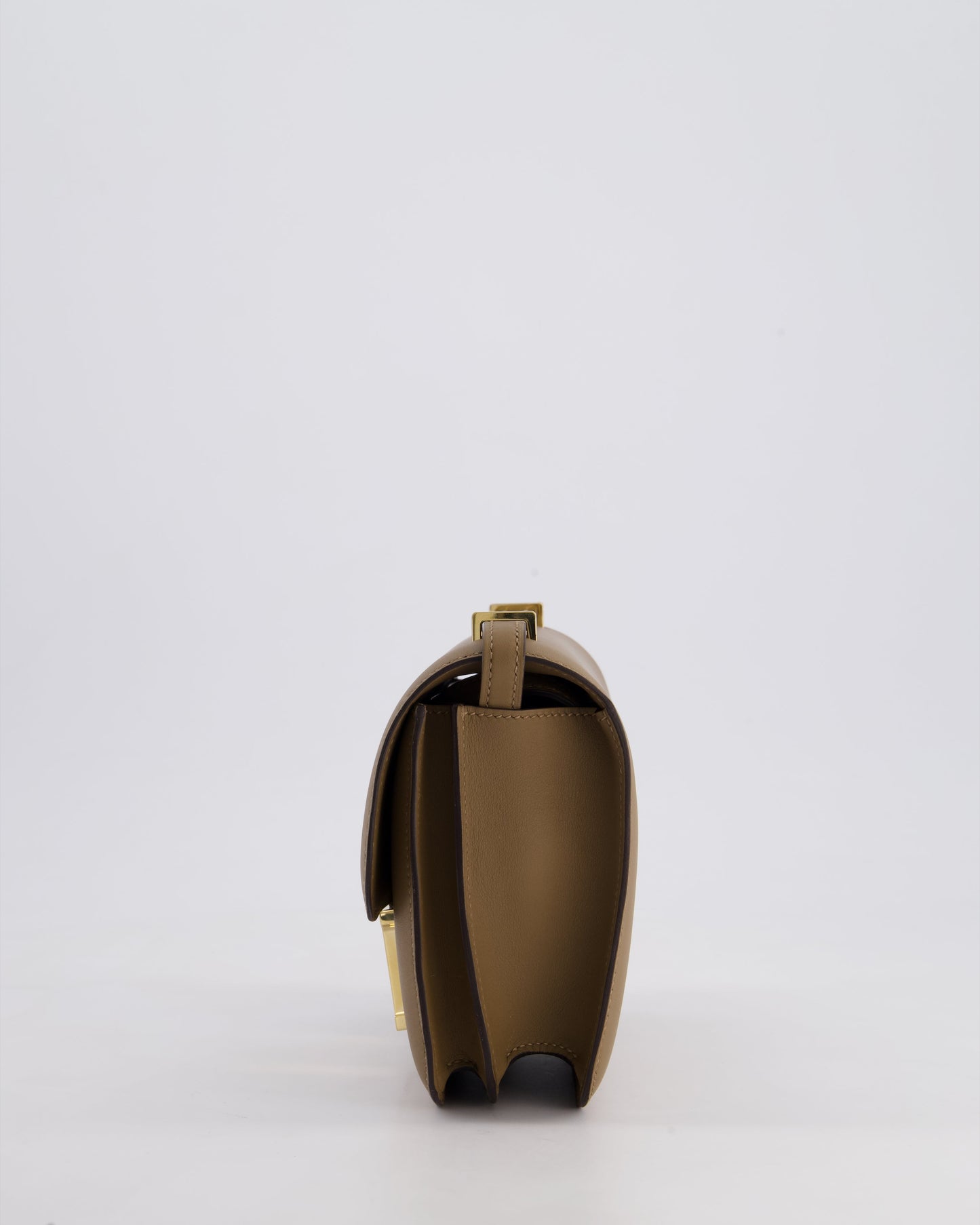 Hermès Constance III Mini 18cm Miroir Bag in Beige Weimar Swift Leather with Gold Hardware