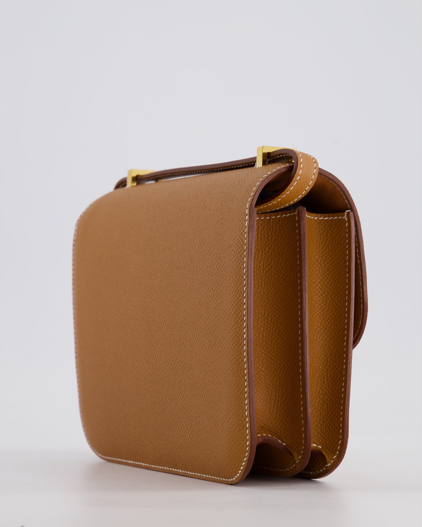 *HOT* Hermès Constance III Mini 18cm Miroir Bag in Gold Epsom Leather with Gold Hardware