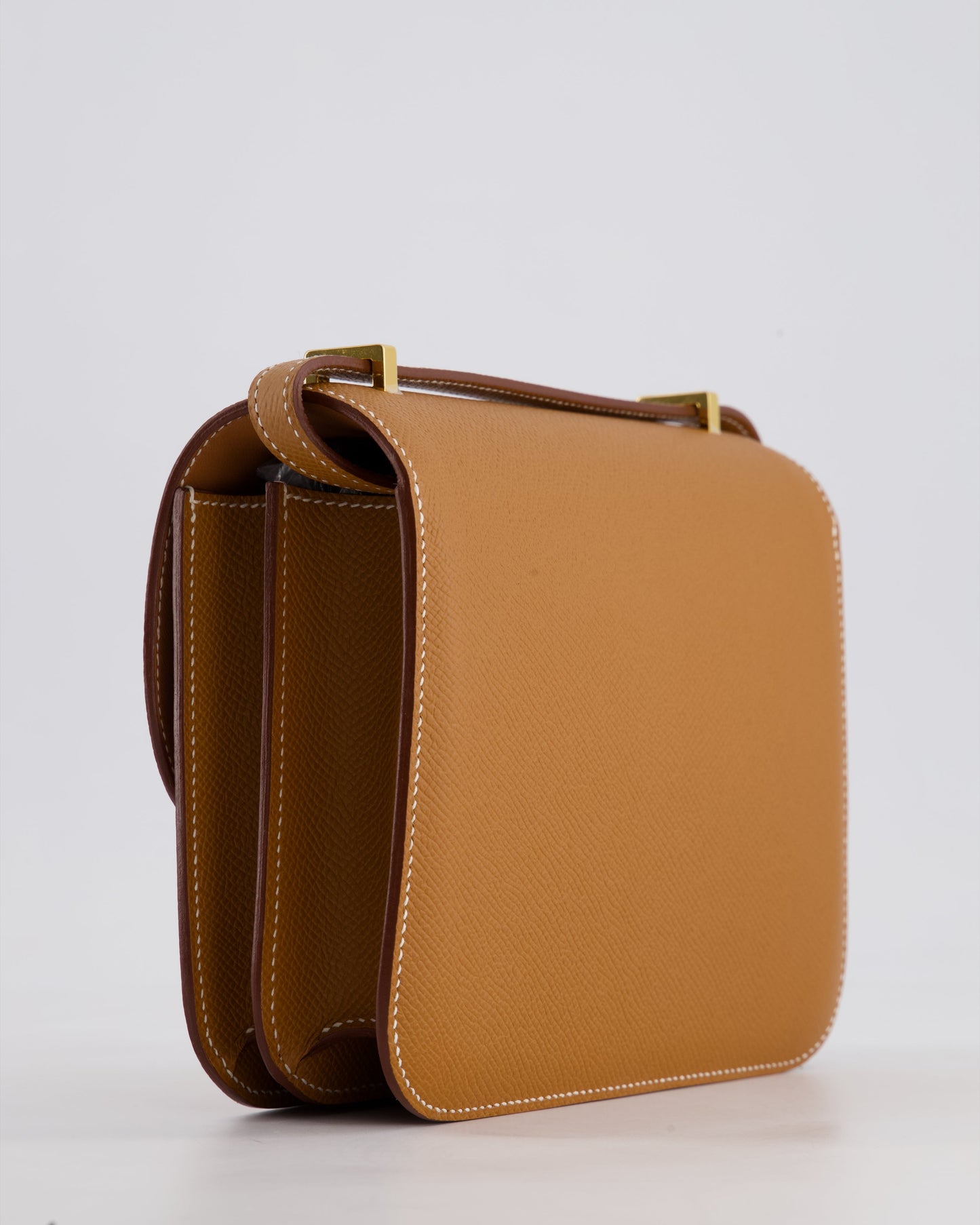 *HOT* Hermès Constance III Mini 18cm Miroir Bag in Gold Epsom Leather with Gold Hardware