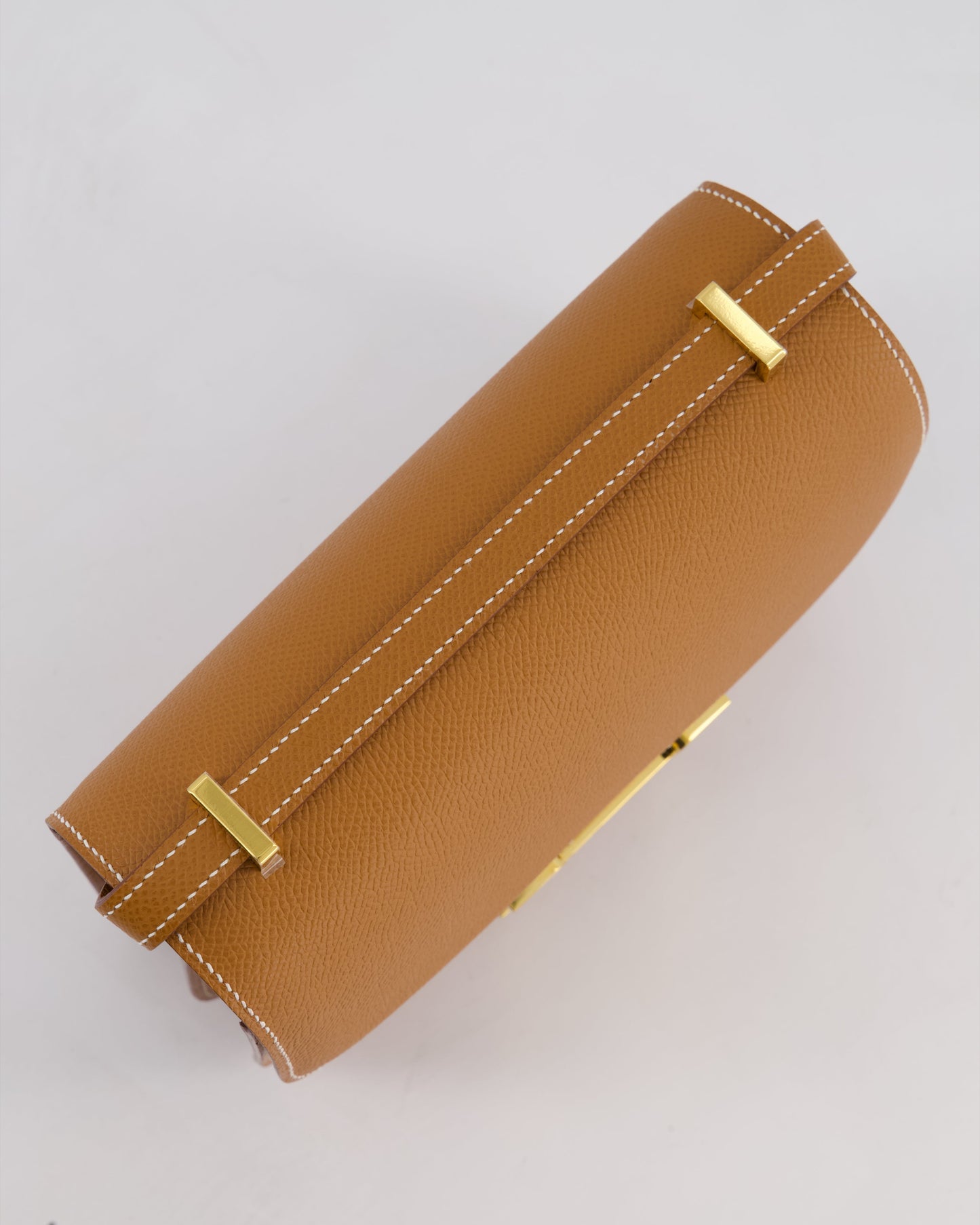 *HOT* Hermès Constance III Mini 18cm Miroir Bag in Gold Epsom Leather with Gold Hardware