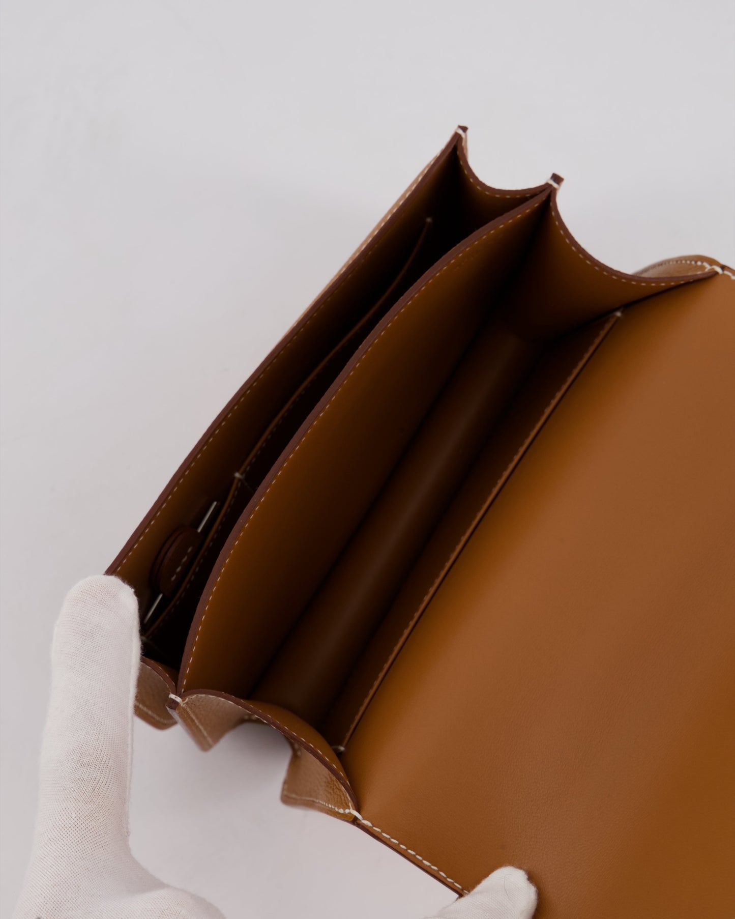 *HOT* Hermès Constance III Mini 18cm Miroir Bag in Gold Epsom Leather with Gold Hardware