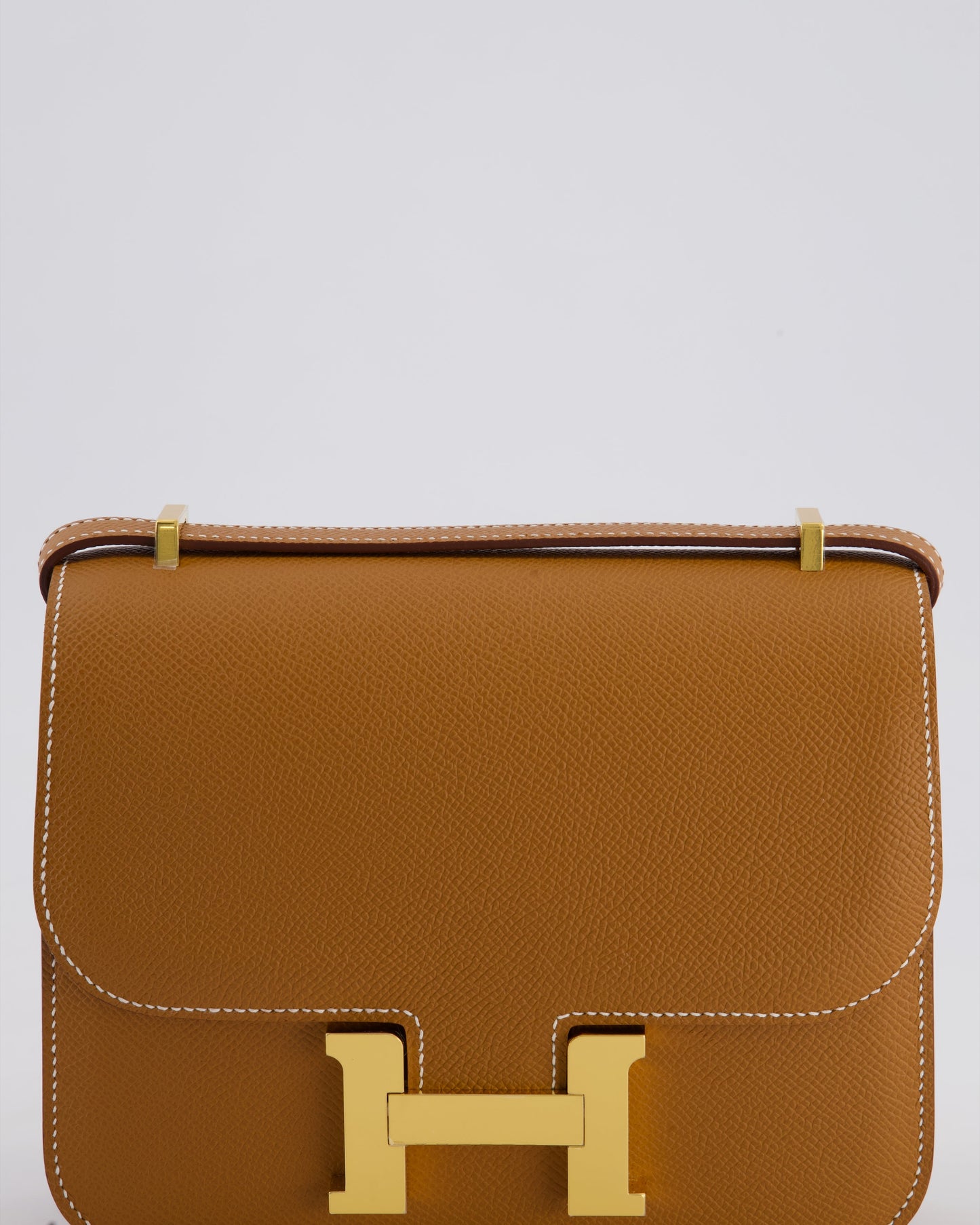 *HOT* Hermès Constance III Mini 18cm Miroir Bag in Gold Epsom Leather with Gold Hardware