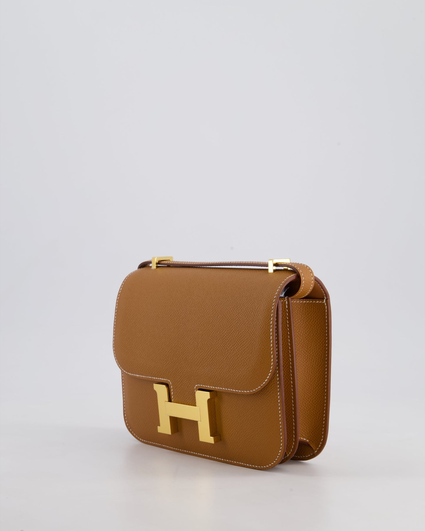 *HOT* Hermès Constance III Mini 18cm Miroir Bag in Gold Epsom Leather with Gold Hardware