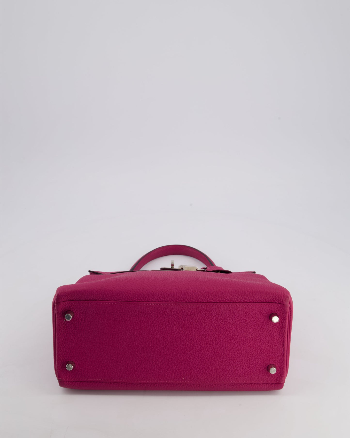 Hermès Kelly Retourne Bag 28cm in Rose Pourpre Togo Leather with Palladium Hardware