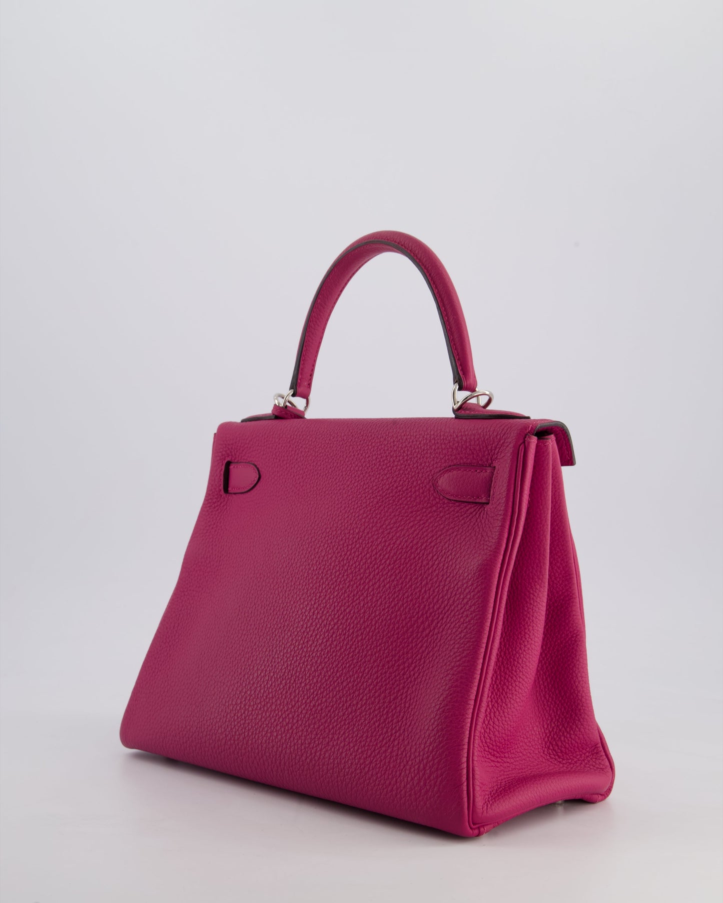 Hermès Kelly Retourne Bag 28cm in Rose Pourpre Togo Leather with Palladium Hardware