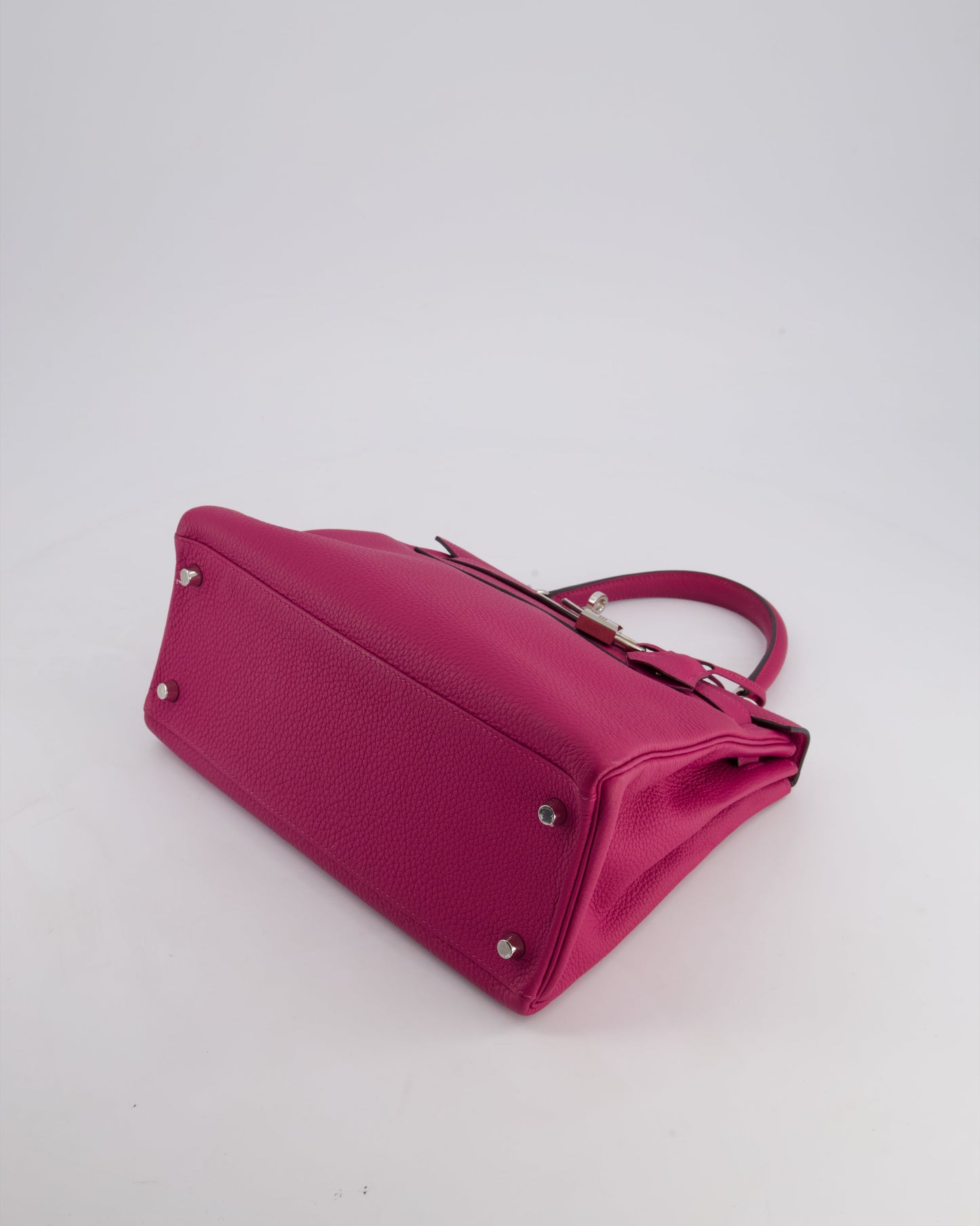 Hermès Kelly Retourne Bag 28cm in Rose Pourpre Togo Leather with Palladium Hardware