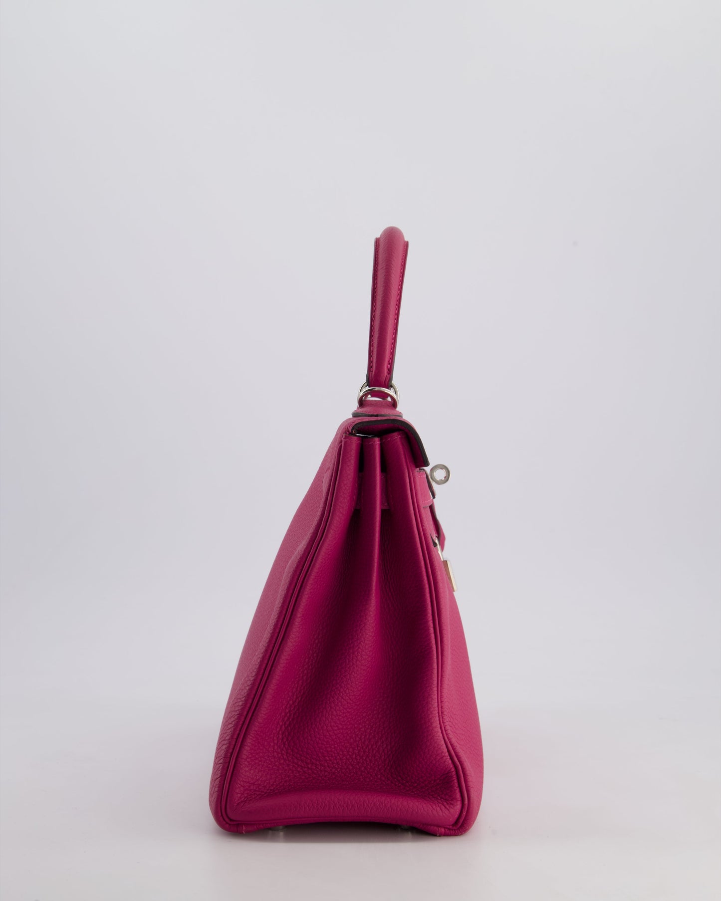 Hermès Kelly Retourne Bag 28cm in Rose Pourpre Togo Leather with Palladium Hardware