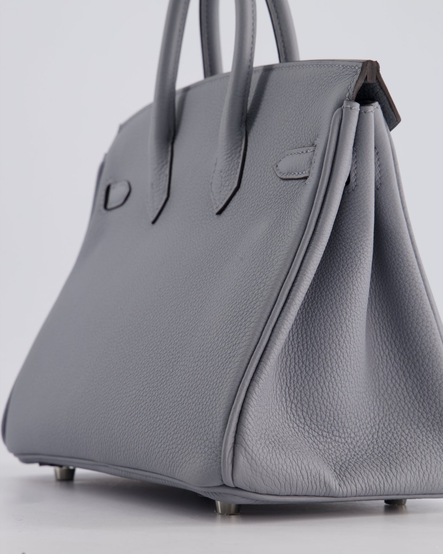 *NEW COLOUR* Hermès Birkin 25cm Retourne Bag in Gris Togo Leather with Palladium Hardware