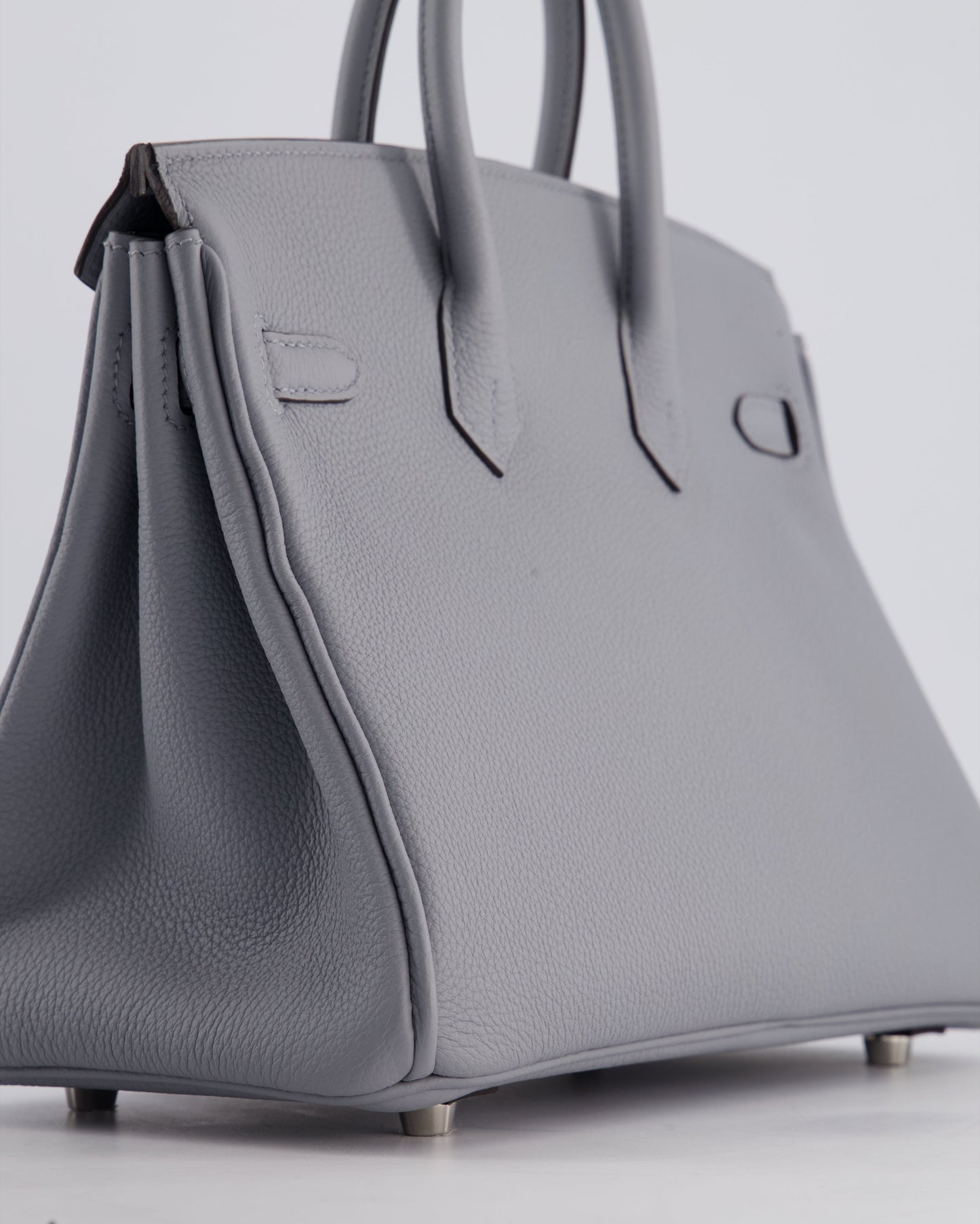 *NEW COLOUR* Hermès Birkin 25cm Retourne Bag in Gris Togo Leather with Palladium Hardware