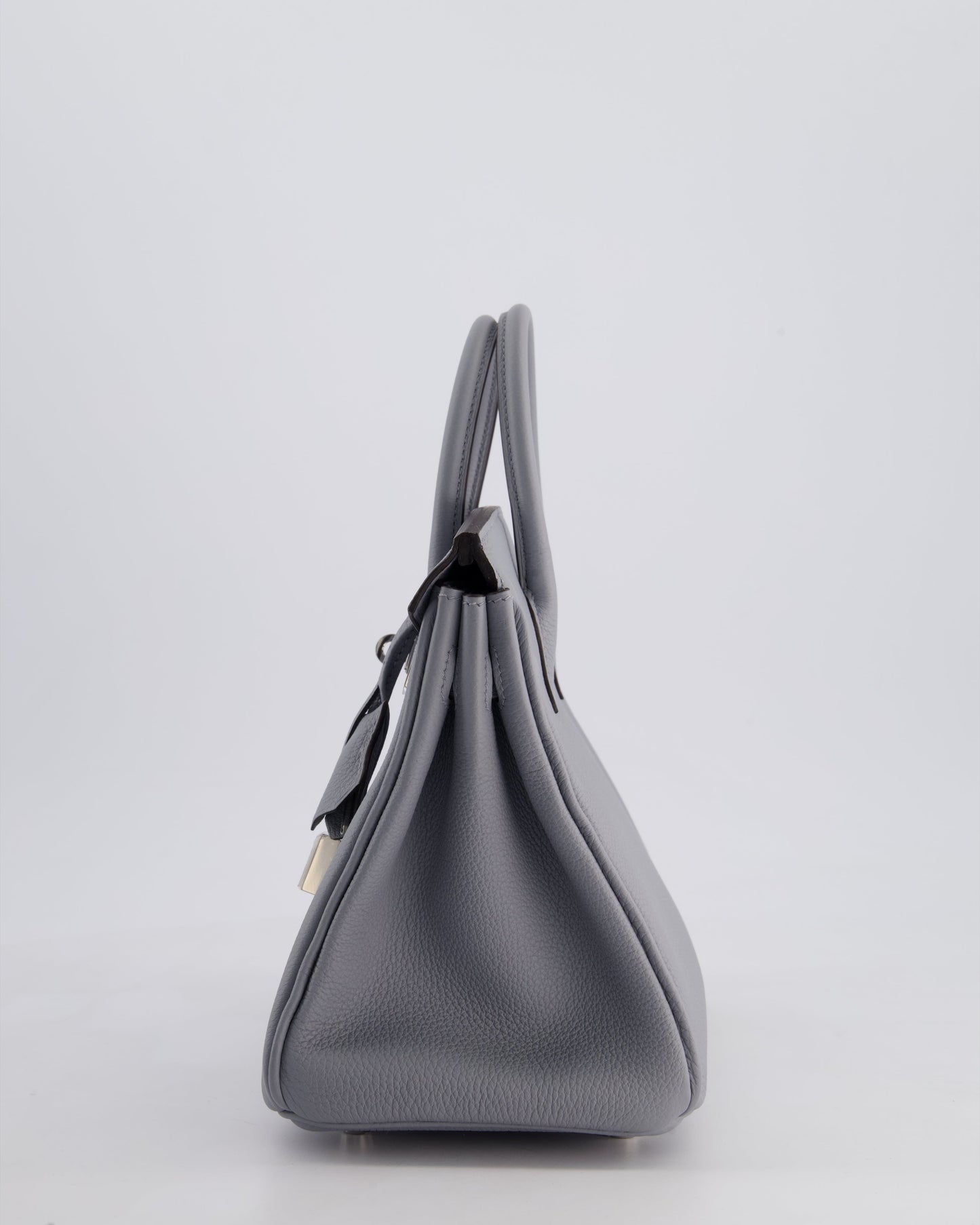 *NEW COLOUR* Hermès Birkin 25cm Retourne Bag in Gris Togo Leather with Palladium Hardware