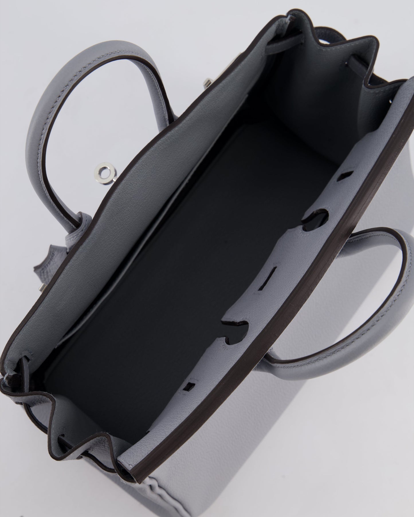 *NEW COLOUR* Hermès Birkin 25cm Retourne Bag in Gris Togo Leather with Palladium Hardware