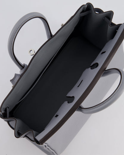 *NEW COLOUR* Hermès Birkin 25cm Retourne Bag in Gris Togo Leather with Palladium Hardware