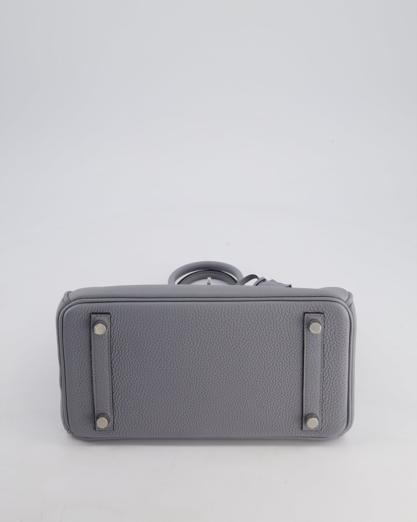 *NEW COLOUR* Hermès Birkin 25cm Retourne Bag in Gris Togo Leather with Palladium Hardware