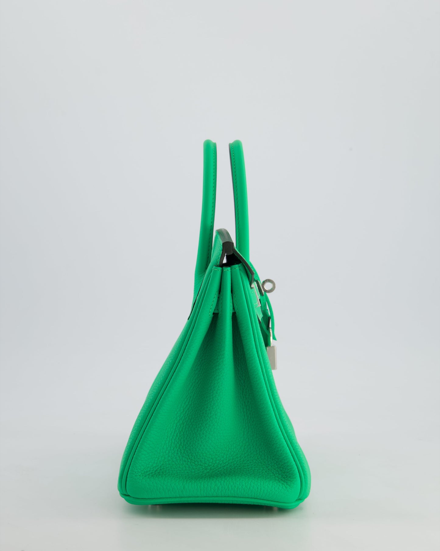 Hermès Birkin 25cm Retourne Bag in Vert Comics Togo Leather with Palladium Hardware