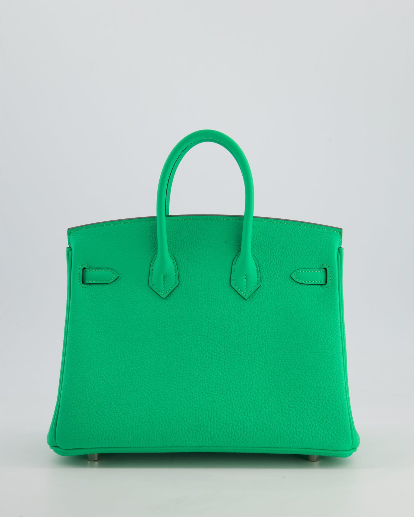 Hermès Birkin 25cm Retourne Bag in Vert Comics Togo Leather with Palladium Hardware