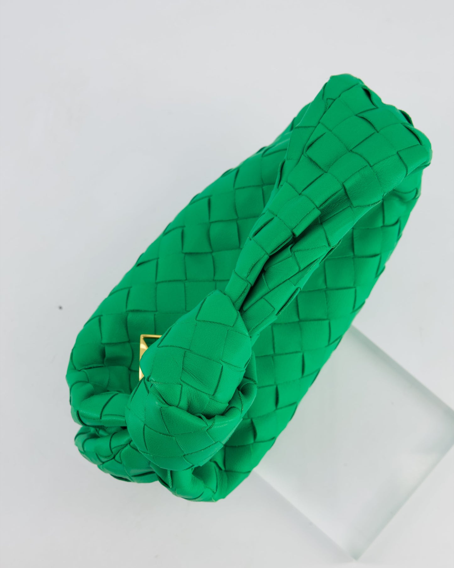Bottega Veneta Green Mini Intrecciato Jodie Bag RRP £2150