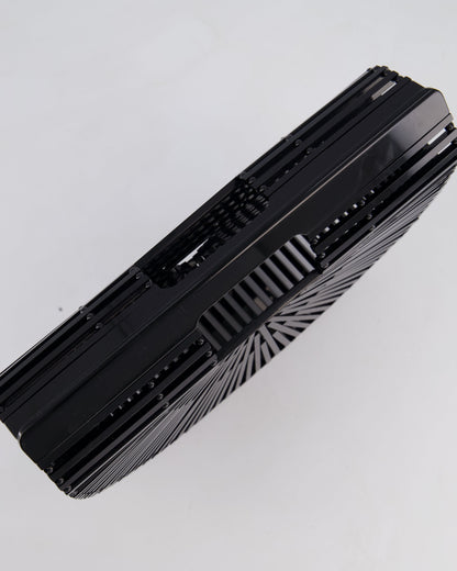 Cult Gaia Black Ark Acrylic Basket Bag