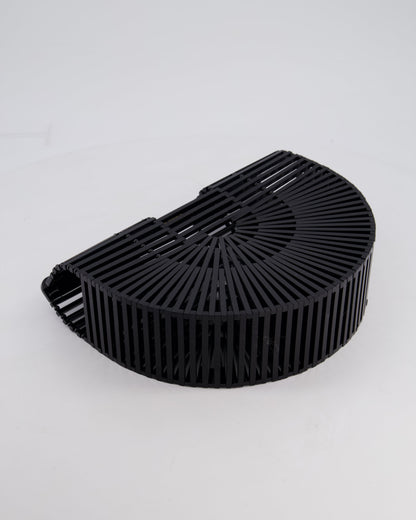 Cult Gaia Black Ark Acrylic Basket Bag