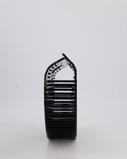 Cult Gaia Black Ark Acrylic Basket Bag