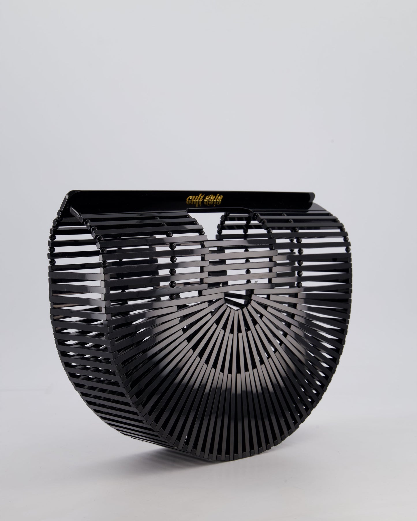 Cult Gaia Black Ark Acrylic Basket Bag