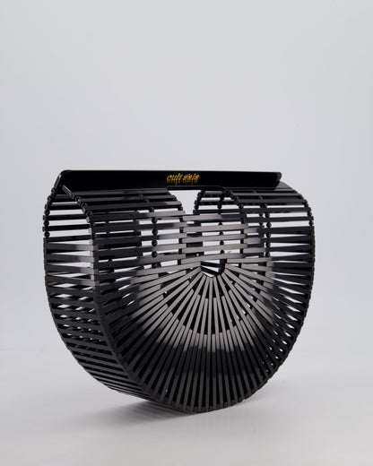 Cult Gaia Black Ark Acrylic Basket Bag