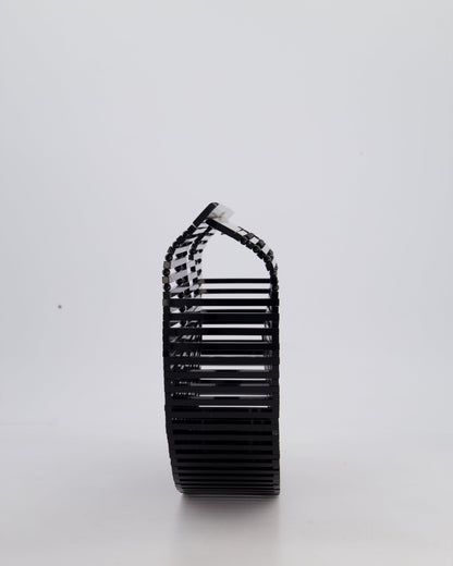 Cult Gaia Black Ark Acrylic Basket Bag