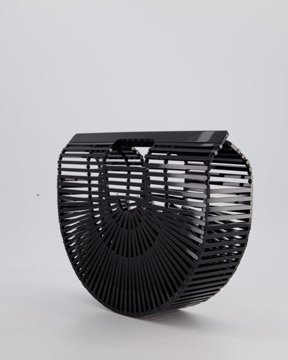 Cult Gaia Black Ark Acrylic Basket Bag