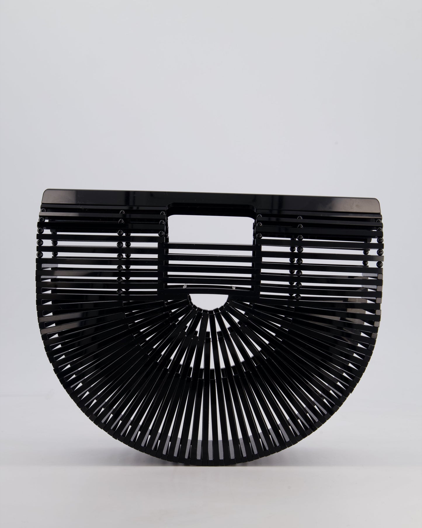 Cult Gaia Black Ark Acrylic Basket Bag