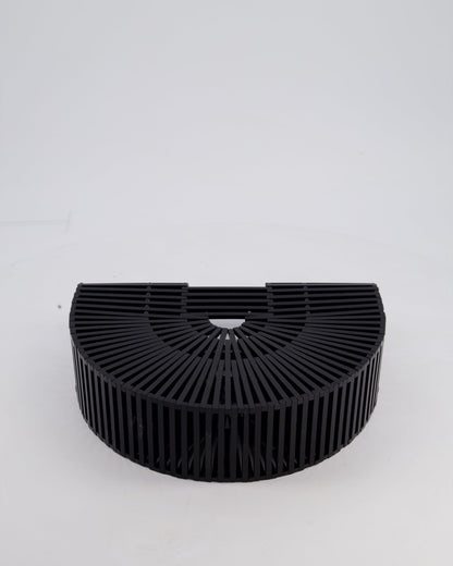 Cult Gaia Black Ark Acrylic Basket Bag