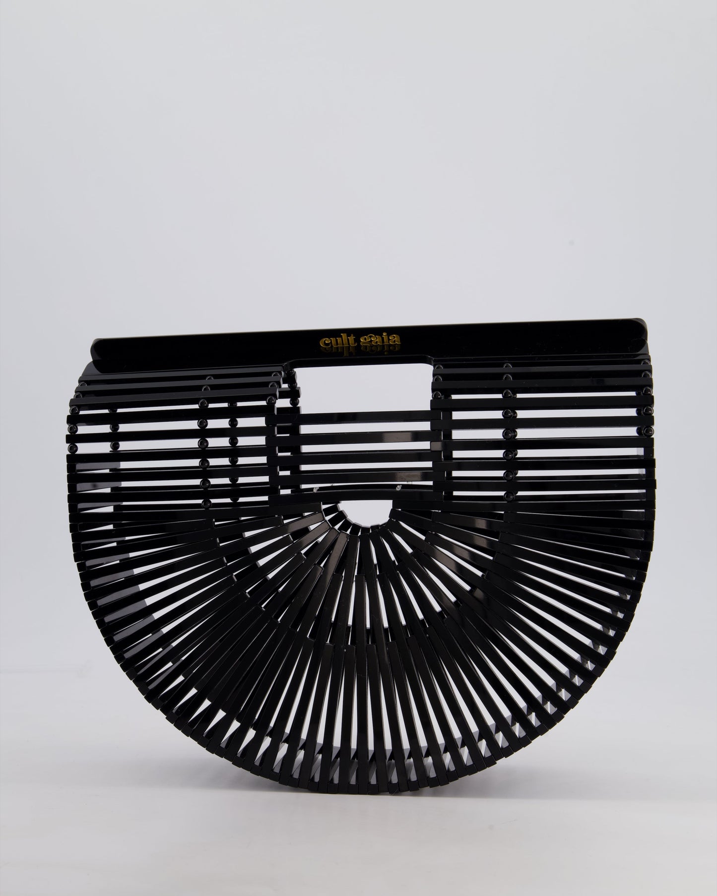 Cult Gaia Black Ark Acrylic Basket Bag