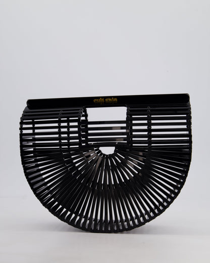 Cult Gaia Black Ark Acrylic Basket Bag
