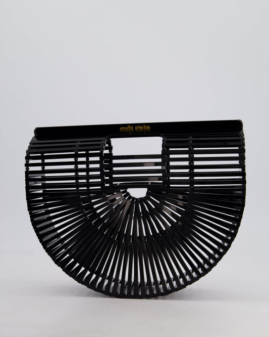 Cult Gaia Black Ark Acrylic Basket Bag