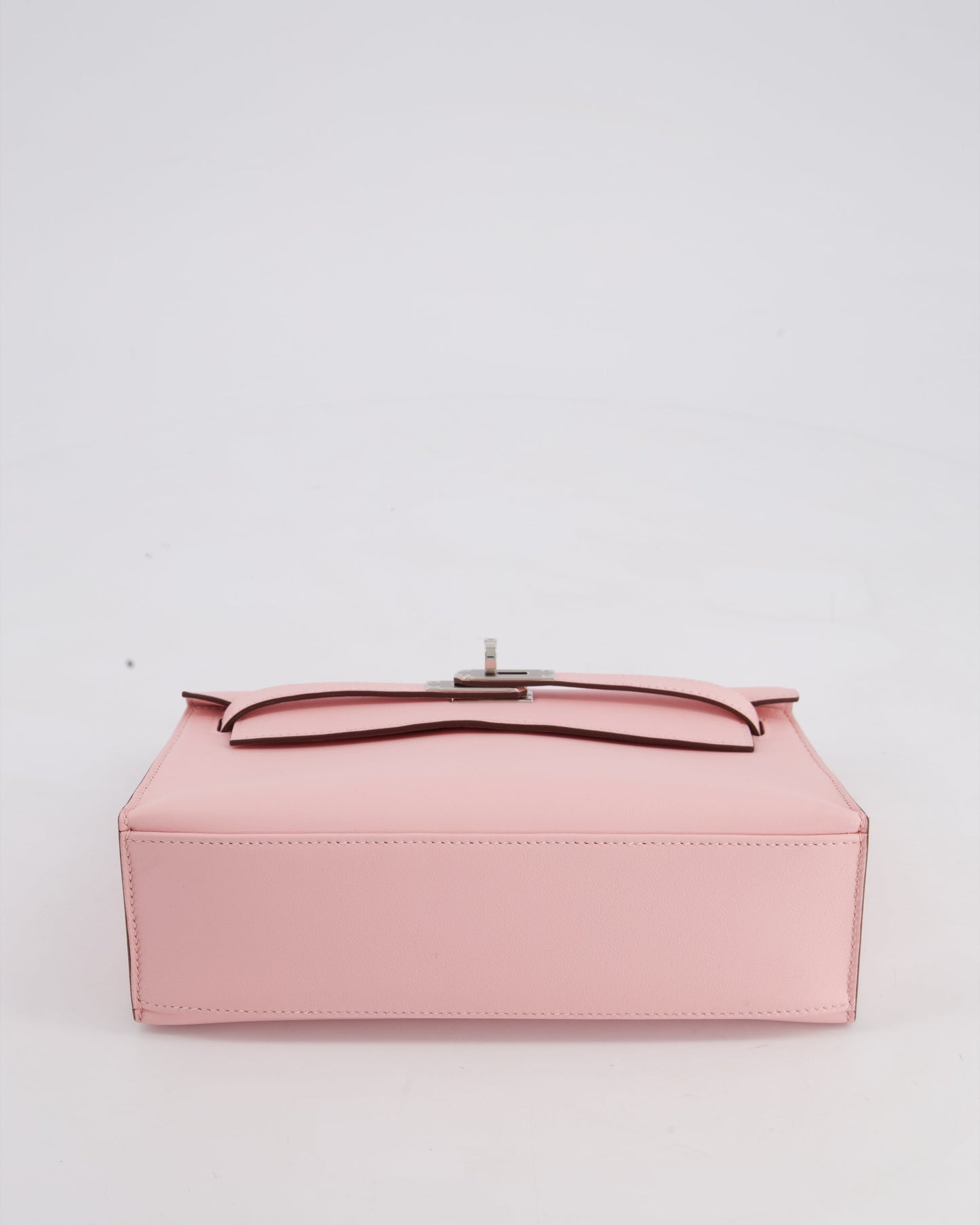 *HOT COLOUR* Hermès Mini Kelly Pochette Bag in Rose Sakura Swift Leather with Palladium Hardware