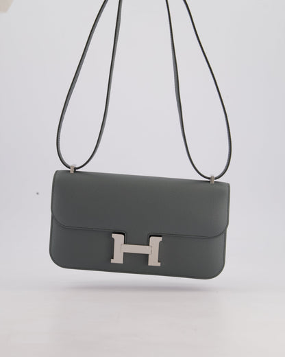 *NEW RELEASE* Hermès Constance 1-Elan Miroir Bag in Vert Amande Epsom Leather with Palladium Hardware