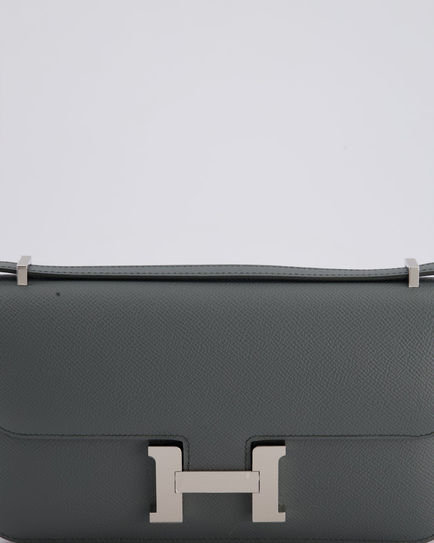 *NEW RELEASE* Hermès Constance 1-Elan Miroir Bag in Vert Amande Epsom Leather with Palladium Hardware