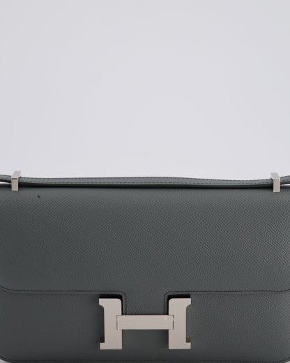 *NEW RELEASE* Hermès Constance 1-Elan Miroir Bag in Vert Amande Epsom Leather with Palladium Hardware