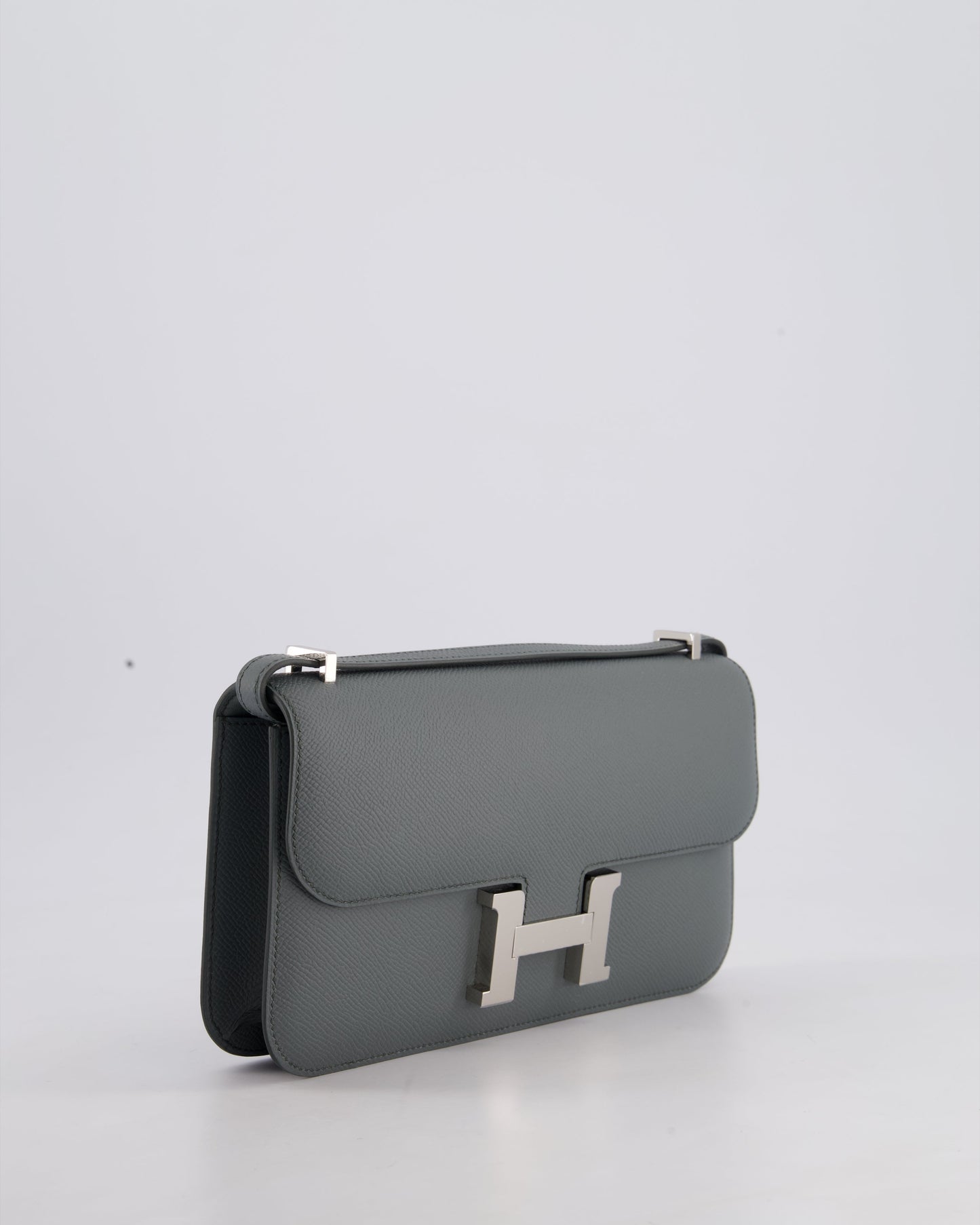 *NEW RELEASE* Hermès Constance 1-Elan Miroir Bag in Vert Amande Epsom Leather with Palladium Hardware
