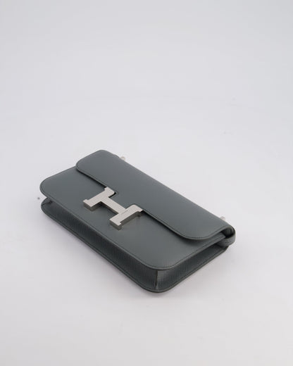 *NEW RELEASE* Hermès Constance 1-Elan Miroir Bag in Vert Amande Epsom Leather with Palladium Hardware