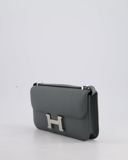 *NEW RELEASE* Hermès Constance 1-Elan Miroir Bag in Vert Amande Epsom Leather with Palladium Hardware