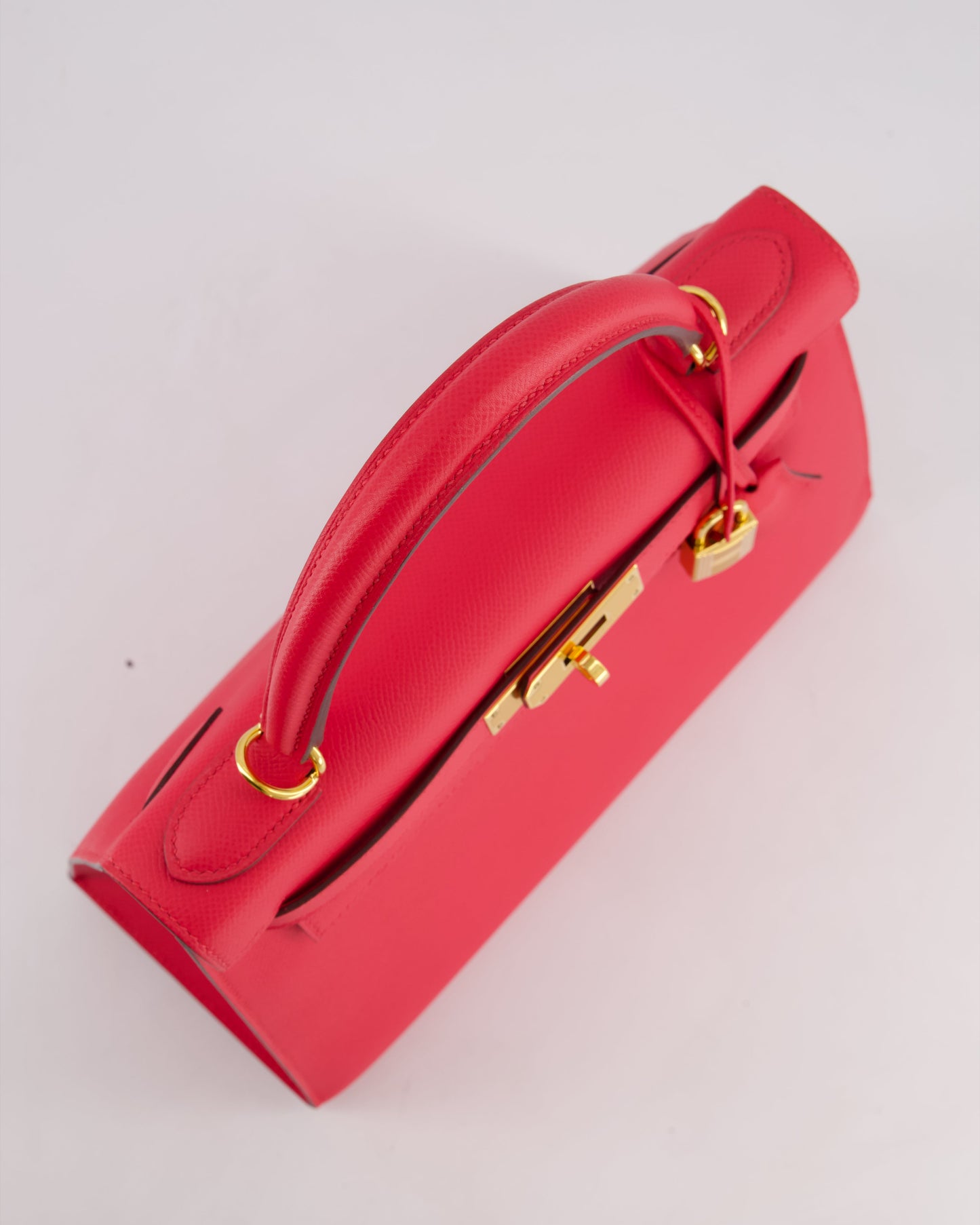 Hermès Kelly Bag 28cm Sellier in Rose Extreme Epsom Leather with Gold Hardware