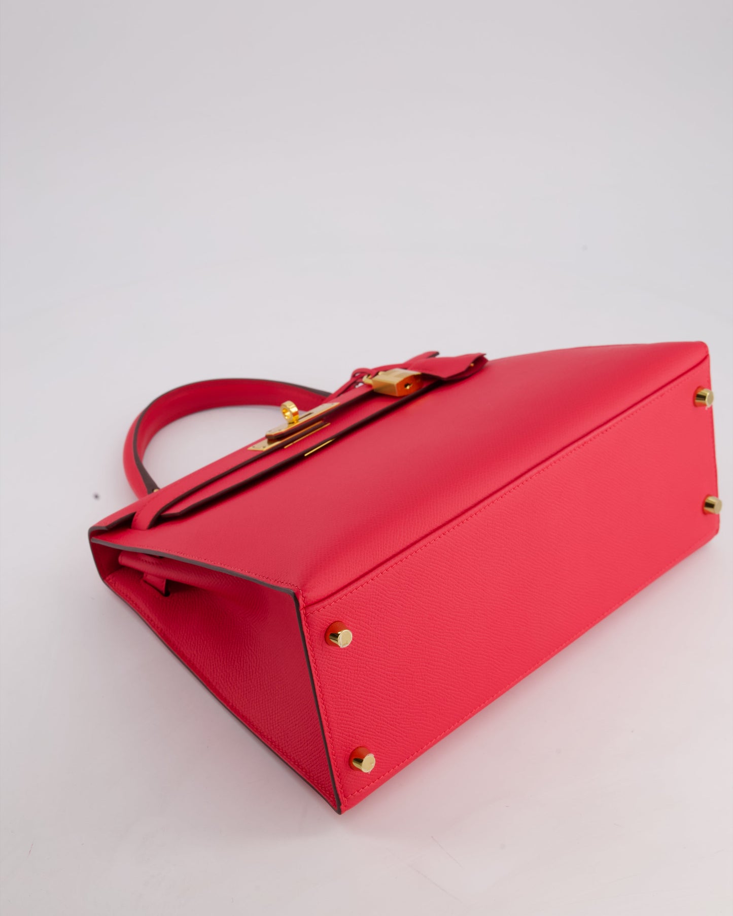 Hermès Kelly Bag 28cm Sellier in Rose Extreme Epsom Leather with Gold Hardware