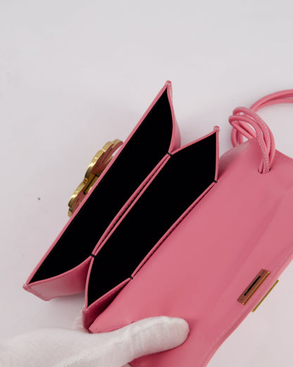 Palm Angels Mini Palm Beach Wave Pink Crossbody Bag