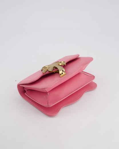 Palm Angels Mini Palm Beach Wave Pink Crossbody Bag