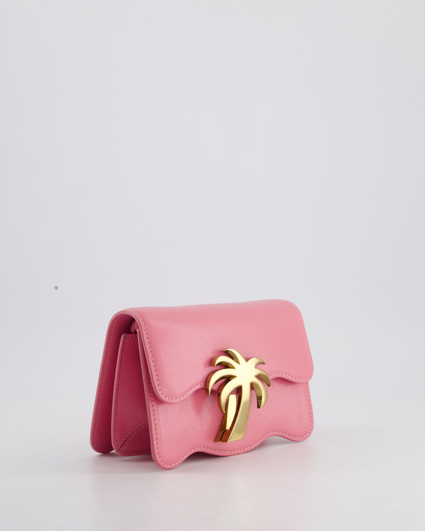 Palm Angels Mini Palm Beach Wave Pink Crossbody Bag
