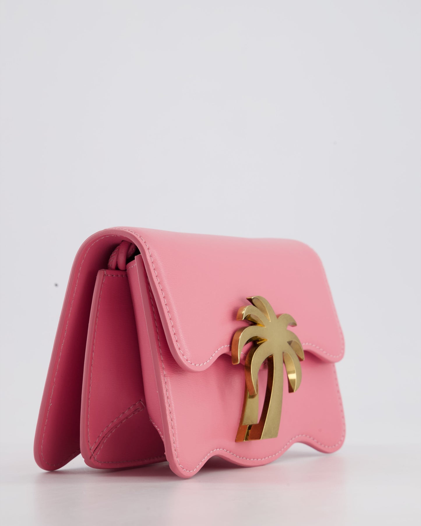 Palm Angels Mini Palm Beach Wave Pink Crossbody Bag