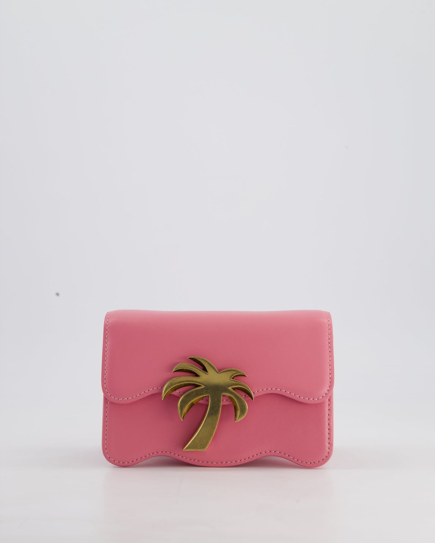 Palm Angels Mini Palm Beach Wave Pink Crossbody Bag
