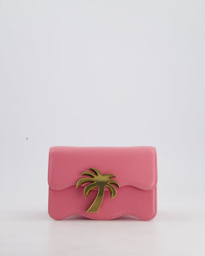 Palm Angels Mini Palm Beach Wave Pink Crossbody Bag